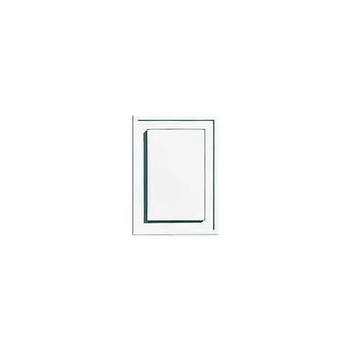 Builders Edge 130030002001 Mounting Block, 6-5/16 in L, 4-1/2 in W, White