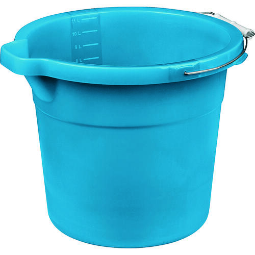 11234312 Spout Pail, 12 qt Capacity, Plastic, Blue - pack of 12