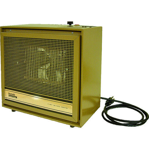 474 Series Dual-Heat Portable Heater, 8.3/16.6 A, 240 V, 1920/3840 W, 13,106 Btu Heating