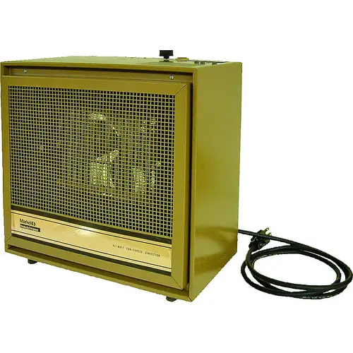TPI H474TMC 474 Series Dual-Heat Portable Heater, 8.3/16.6 A, 240 V, 1920/3840 W, 13,106 Btu Heating