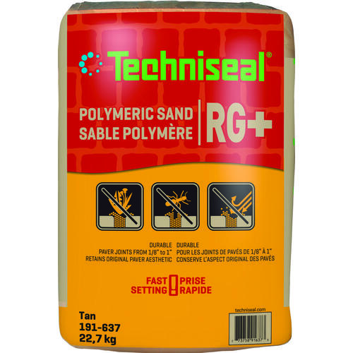 Techniseal 191-637 RG+ Series Polymeric Sand, Tan, 22.7 kg Bag