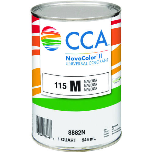 NovoColor II Series 076.00.005 Universal Colorant, Magenta, Liquid, 1 qt