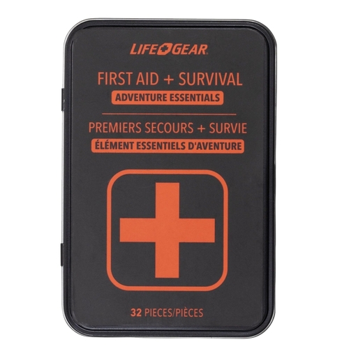Life+Gear 41-3803 First Aid Plus Survival Adventure Essentials Kit