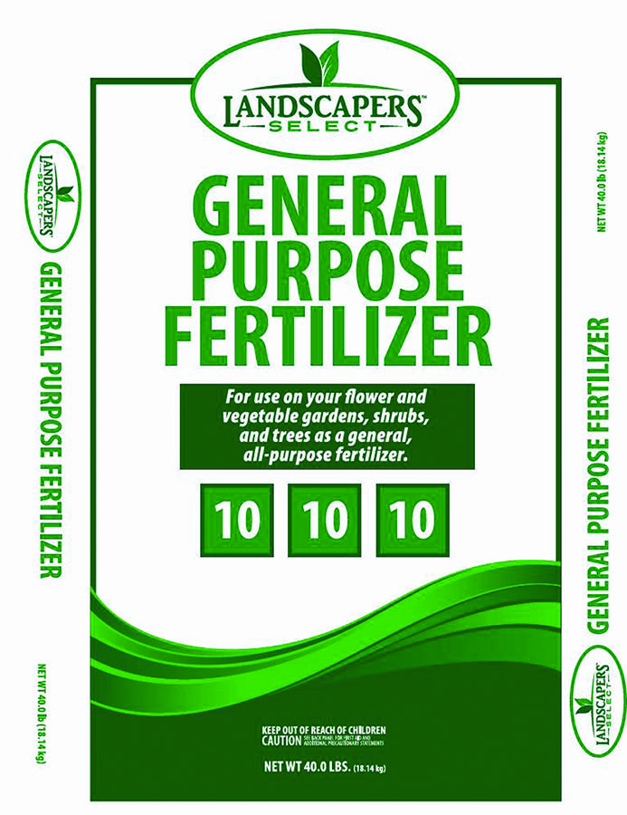 Landscapers Select 902743 Lawn and Garden Fertilizer, 40 lb Bag, 10-10-10 N-P-K Ratio