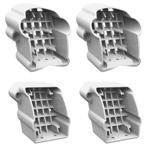 Xpanse 73013838 Premier Stair Bracket, PVC, White