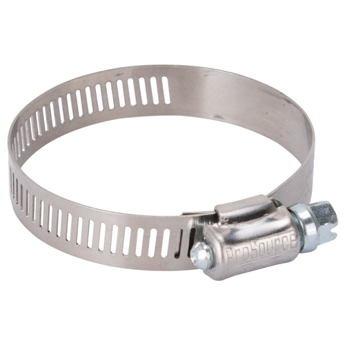 Interlocked Hose Clamp, Stainless Steel, Stainless Steel Chrome