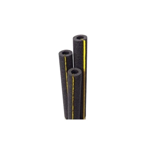 Self Seal Pipe Wrap, 6 ft L, 1-3/8 in W, 1/2 in Thick, Polyethylene, Black
