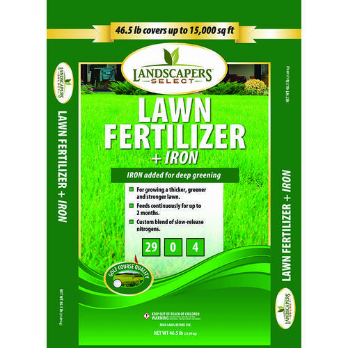 Lawn Fertilizer Bag, Granular, 29-0-4 N-P-K Ratio