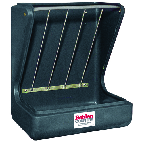 BEHLEN COUNTRY 78110147 Poly Wall Feeder with Bracket, Poly, Gray