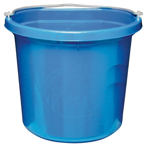 FORTEX-FORTIFLEX FB124BL FB-124 FB-124BL Bucket, 24 qt Volume, Rubber/Polyethylene, Blue