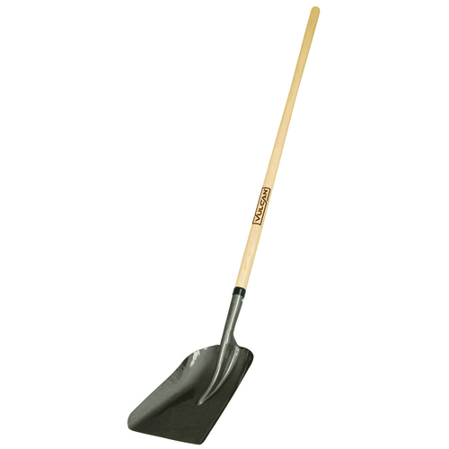 Street Shovel, Ashwood Handle, 48 in L Handle