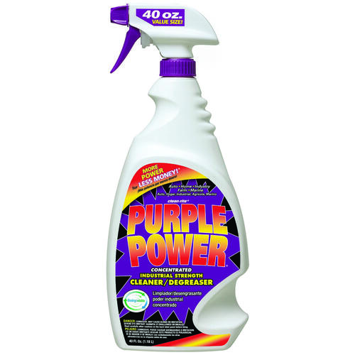 PURPLE POWER 4319PS-XCP12 Cleaner and Degreaser, 40 oz Bottle, Liquid, Characteristic - pack of 12