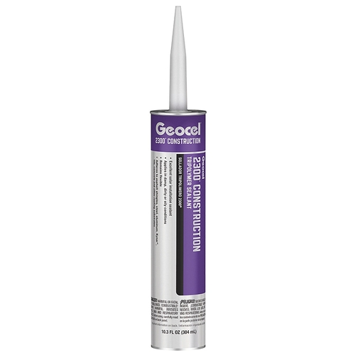 GEOCEL GC66104 2300 Series Construction Tripolymer Sealant, Brown, 10.3 fl-oz Cartridge