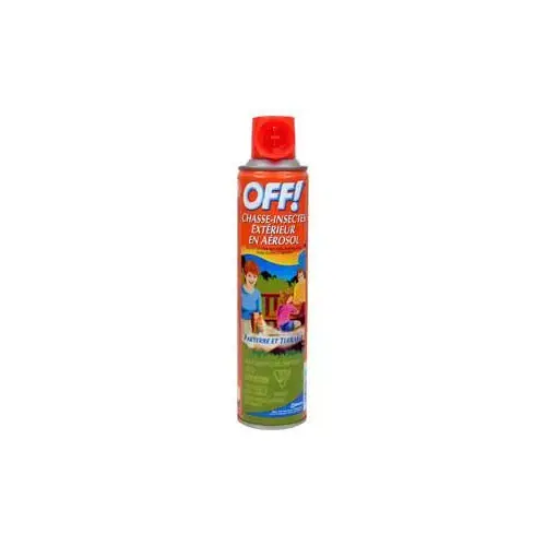 Area Bug Insecticide, Liquefied Gas, Spray Application, Indoor, Outdoor, 350 g Aerosol Can - pack of 12