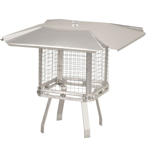 Universal Adjustable Chimney Cap, Aluminum