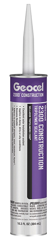 GEOCEL GC66105 2300 Series Construction Tripolymer Sealant, Bronze, 10.3 fl-oz Cartridge