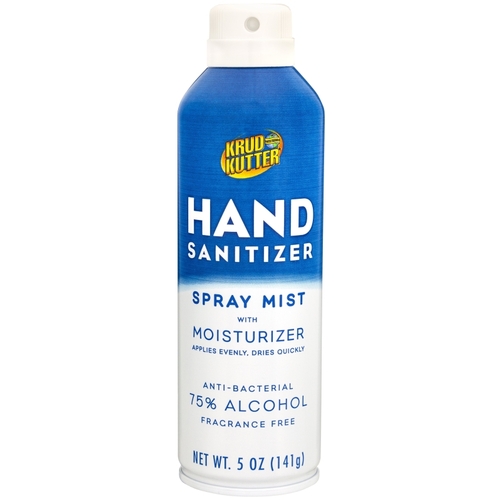 Krud Kutter 365301 Hand Sanitizer, Alcohol-Like, Colorless, 5 oz Aerosol Can