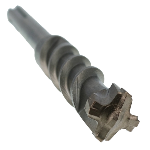 Rebar Demon Hammer Drill Bit, 1-1/8 in Dia, 13 in OAL, U-Flute Flute, 4-Flute, 18 mm Dia Shank