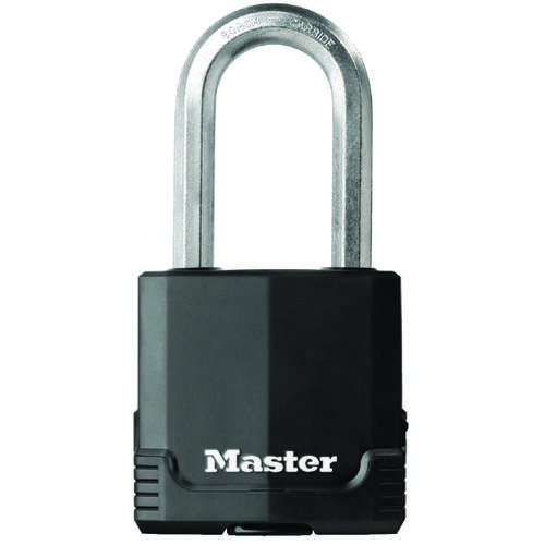 Magnum Series Padlock, Keyed Different Key, 3/8 in Dia Shackle, 2 in H Shackle, Zinc, 2 in W Body