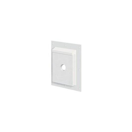 Builders Edge 3SMS68TW SMS68TW Mounting Block, 11-1/2 in L, 9-1/16 in W, Fiber Cement, White