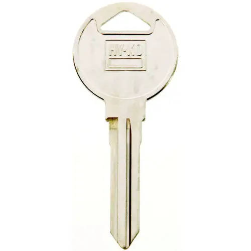 Automotive Key Blank, Brass, Nickel, For: Mazda Vehicle Locks - pack of 10