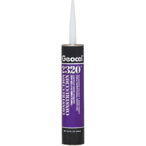 GEOCEL GC67102-XCP24 2321 Series Gutter and Narrow Seam Sealant, Aluminum Gray, Liquid, 10.3 oz Cartridge - pack of 24