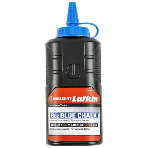Chalk Refill, Blue, 8 oz Bottle