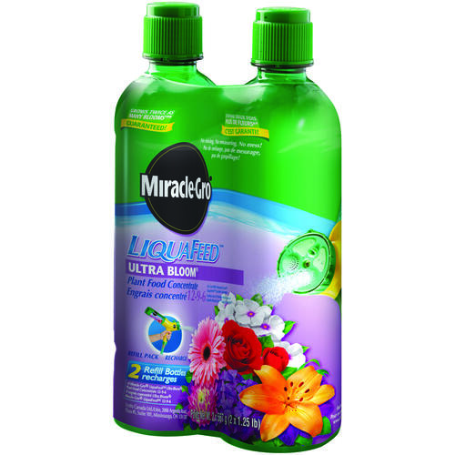 Miracle-Gro 110615 Plant Food Refill, 567 g Bottle, Liquid, 12-9-6 N-P-K Ratio Clear/Green