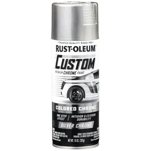 Premium Custom Paint, Chrome, Silver, 10 oz, Aerosol Can