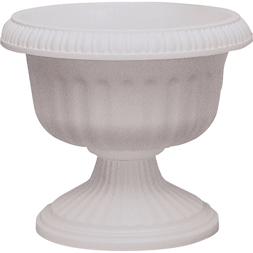 Southern Patio UR1212ST Urn Planter, 11.88 in W, 11.88 in D, Plastic, Stone