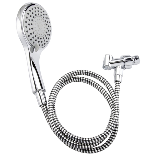 Handheld Shower, 1.8 gpm, 5-Spray Function, Polished Chrome, 60 in L Hose