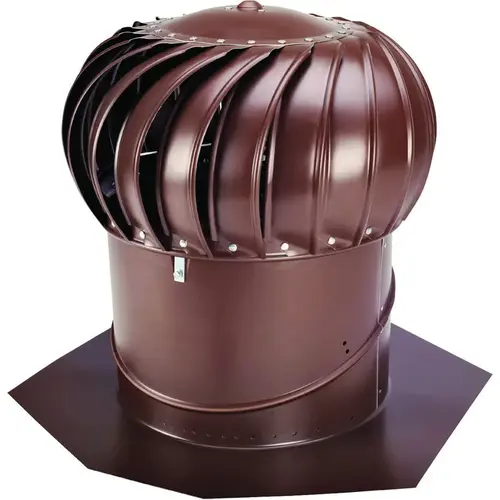 LOMANCO BIB14BR TURBINE BASE UNIT 14IN BRW ALU Brown