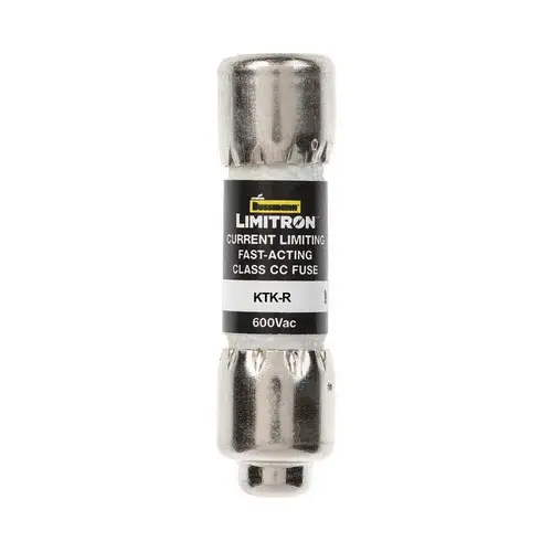 Bussmann KTKR25 KTK-R-25 Fast Acting Fuse, 25 A, 600 V, 200 kA Interrupt, Melamine Body