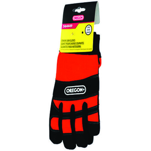 Safety Gloves, L, Knit Wrist Cuff, Leather