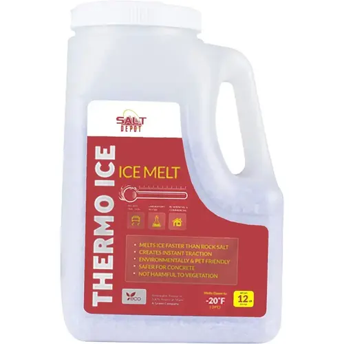 Thermo Ice Melt, Crystalline, Purple, Slightly Aromatic, 12 lb Jug