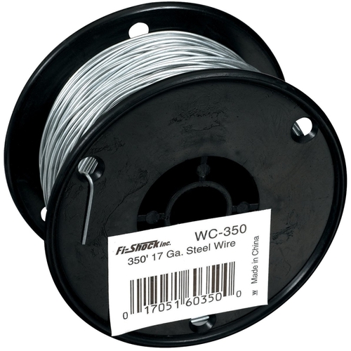 Fence Wire, 17 ga Wire, Steel Conductor, 350 ft L