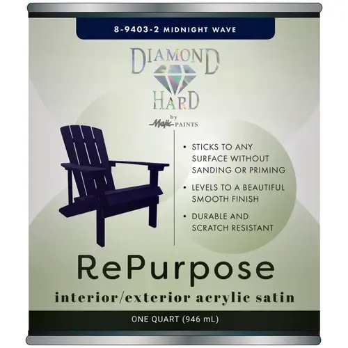 DIAMOND HARD REPURPOSE PAINT ENAMEL - MIDNIGHT WAVE