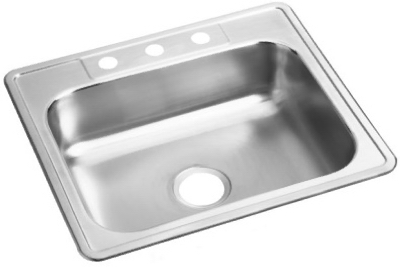 ELKAY SALES INC - SINKS D12522 25x22 SGL Kitch Sink