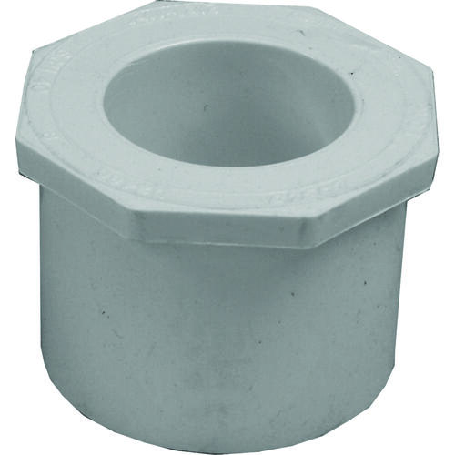 437291BC Reducing Bushing, 2-1/2 x 1-1/2 in, Spigot x Slip, PVC, SCH 40 Schedule