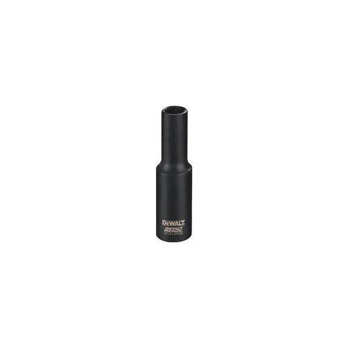 IMPACT READY Impact Socket, 13/16 in Socket, 3/8 in Drive, Square Drive, 6-Point, Steel, Black Oxide