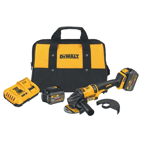DEWALT DCG414T2 FLEXVOLT Angle Grinder Kit, Battery Included, 20 V, 2