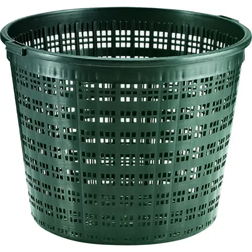 Little Giant 566553 Round Plant Basket, Black