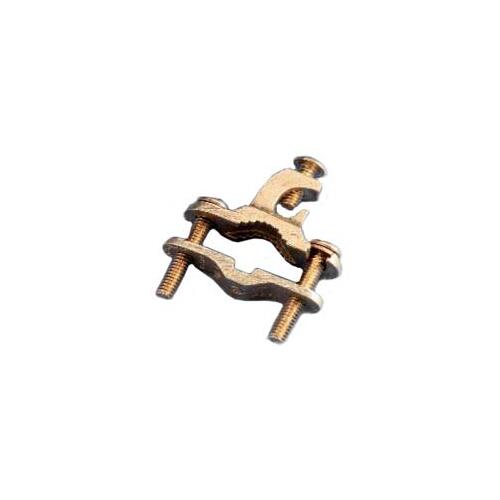 Ground Clamp, Clamping Range: 1/2 to 1 in, #10 to 2 AWG Wire, Bronze