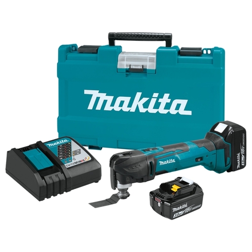 Multi-Tool Kit, Battery Included, 18 V, 3 Ah, 6000 to 20,000 opm, 3.2 deg Oscillating