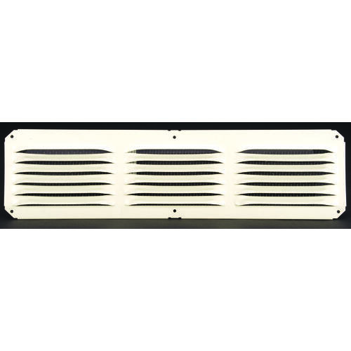 LOMANCO C416W ol Cornice Vent, 4 in L, 16 in W, 25 sqft Net Free