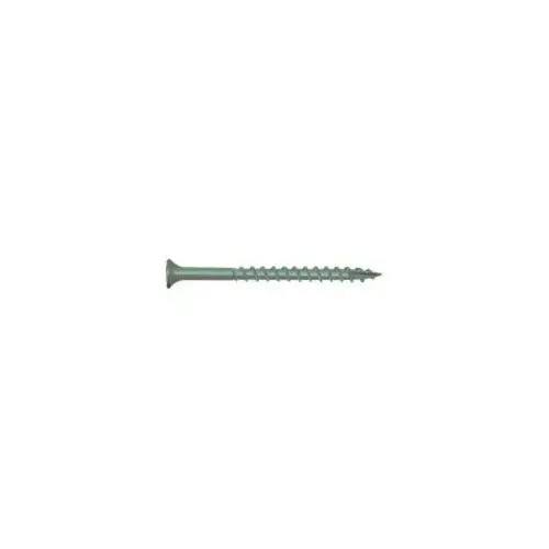 Deck Screw, #8 Thread, 2 in L, Bugle Head, Star Drive, Type 17 Slash Point, Carbon Steel, ProTech-Coated - pack of 350