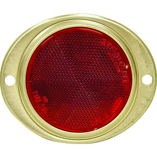 PM Company, LLC V472R V472 Oval Reflector, Red Reflector