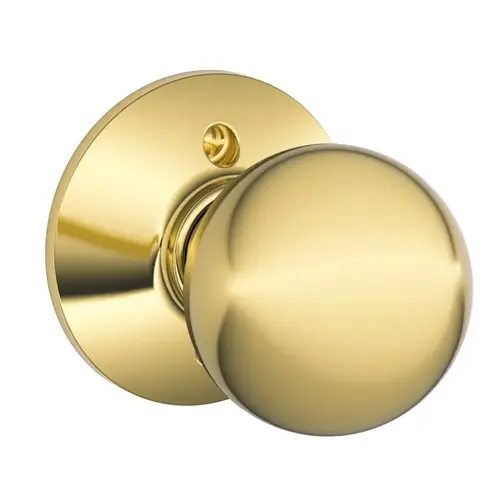 Vis Pack Orbit Knob Half Dummy Bright Brass Finish