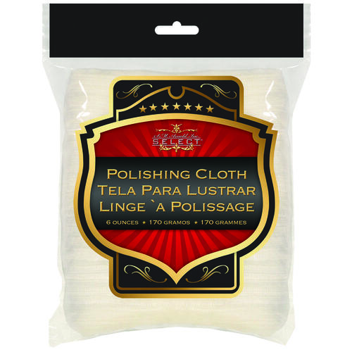 S.M. Arnold, Inc. 85-710 Polishing Cloth, 6 oz, Polyester, Natural