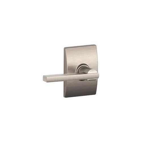 Latitude Series Passage Lever, Zinc, Satin Nickel